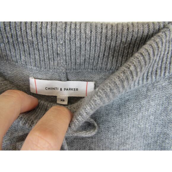 Chinti & Parker XS Multi Stars Wool-Cashmere Track Pants Grey Gray Joggers - Picture 6 of 8